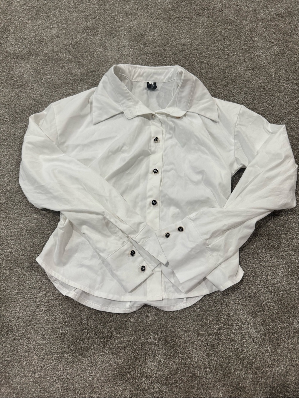 White Button-Up Blouse